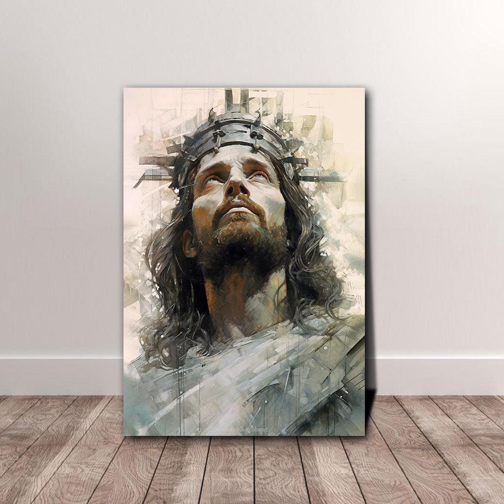 Timeless Portrait Of Jesus Chirst Canvas Poster Wall Art Timeless Portrait Of Jesus Chirst Canvas Poster Wall Art